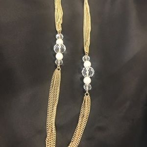 Gold chain and Bead necklace